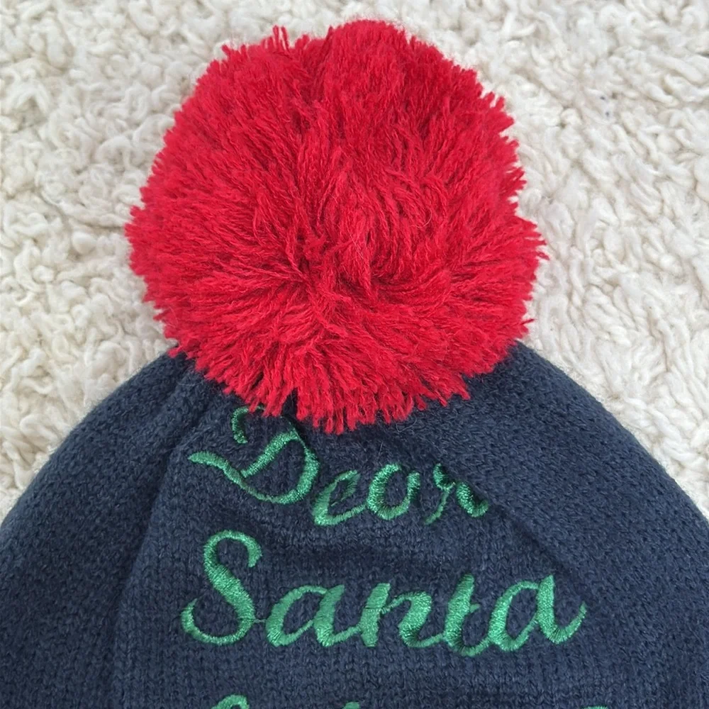 Modern Heritage Christmas Beanie‎ Kids One Size Navy Blue Red Green